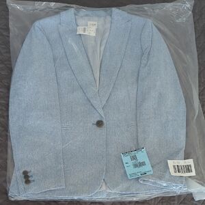 NWT J.Crew Herringbone One-Button Blazer